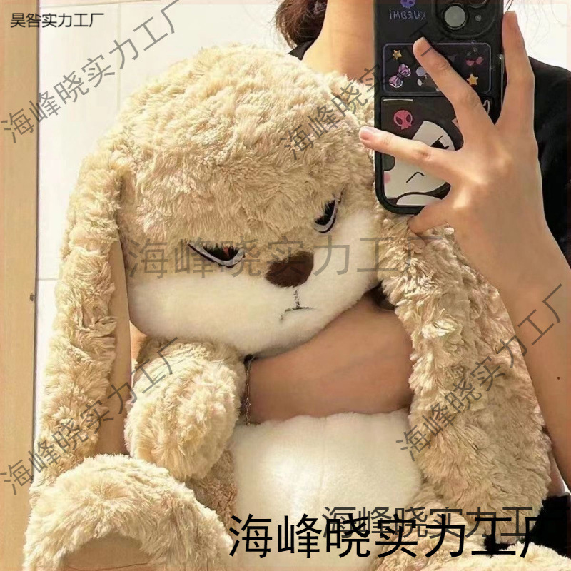 かわいいドゥドゥウサギのぬいぐるみ、ウサギの人形、かわいい枕、寝るときにベッドに寄り添う、Douyinのネットセレブと同じスタイル|undefined