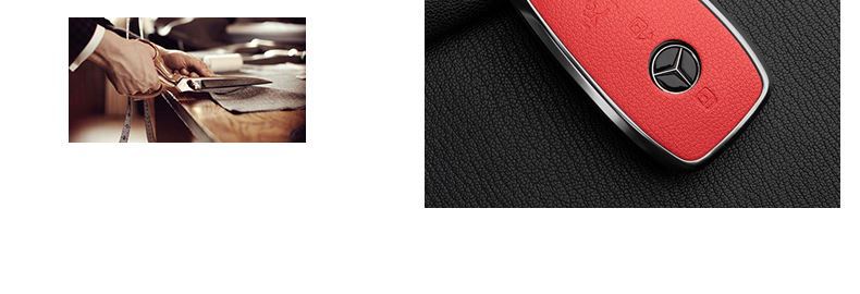 Suitable for Mercedes-Benz Gls450 Key Cover High-End Plus Version Glc300 Shell Gle450/350 Car Key Shell Buckle