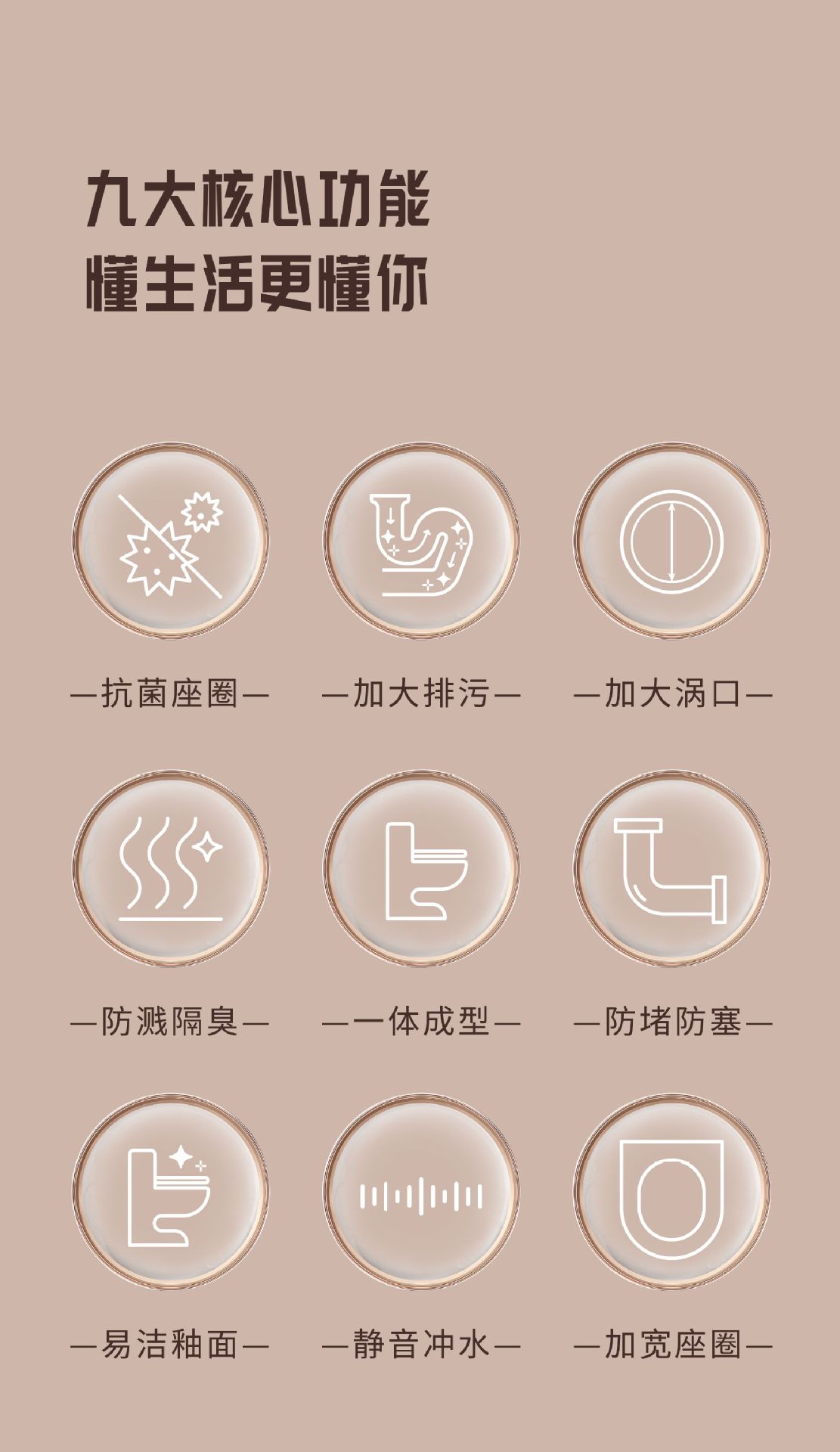 【 Limited Edition 363 with free Shipping 】 Microcrystalline glaze 8.0 large pipe household ordinary siphonic toilet, silent anti-splash toilet details Picture