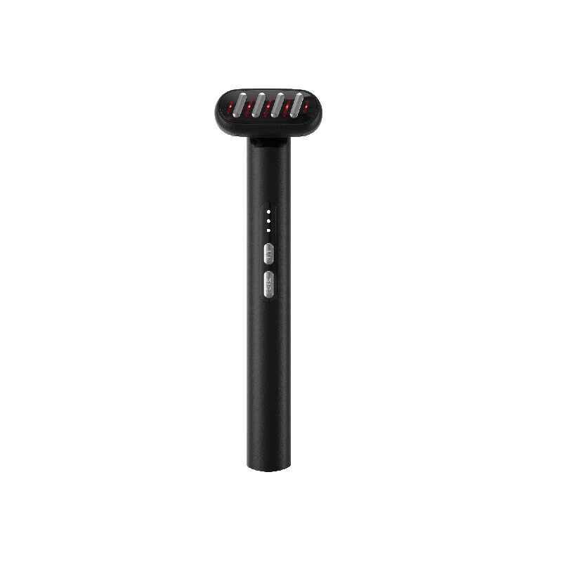 Dispositivo de belleza ocular eléctrico transfronterizo, masajeador ocular con vibración de microcorriente, compresa caliente de temperatura constante con luz de colores, dispositivo de protección ocular de siete colores