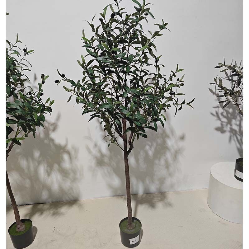 Decoración interior de plantas verdes de simulación de gran tamaño, plátano de bambú, gigantesco, plantas verdes falsas en maceta, paisajismo de plantas de simulación al por mayor image 81
