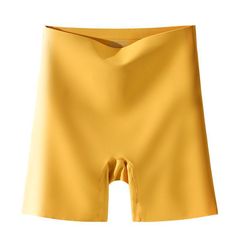 Summer Ice Silk Invisible Safety Underpants No Slip No Roll Pajama Bottoms Two-in-One Plus Size Hip Lift Shorts Two-Way Wear