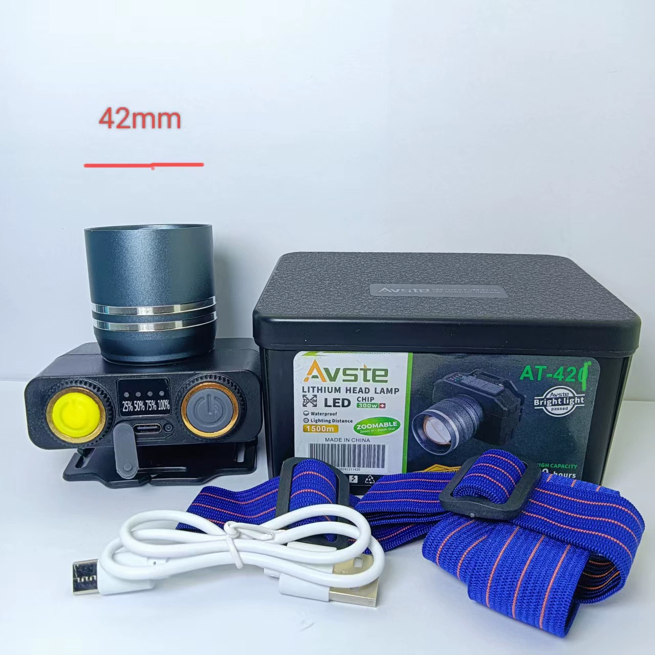 Metal light source, industrial lantern, travel lights, camera, for import