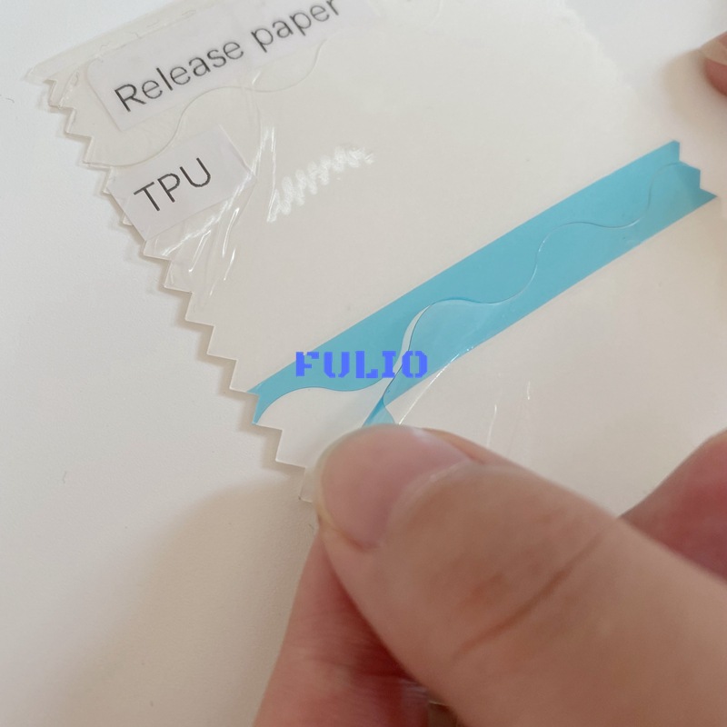 TPU医用背胶膜 颜色透明雾面 厚度0.02mm  结构PET+TPU+离型纸