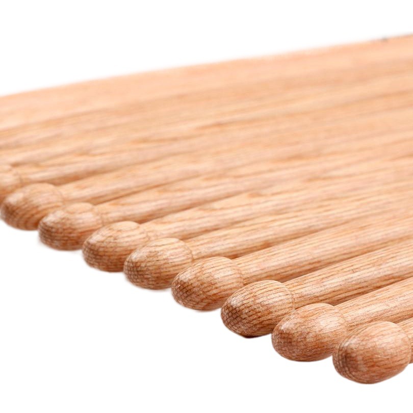 Ipusen tambor conjunto tambor palo 5A baqueta 7A roble Americano niños práctica tambor martillo tambor palo