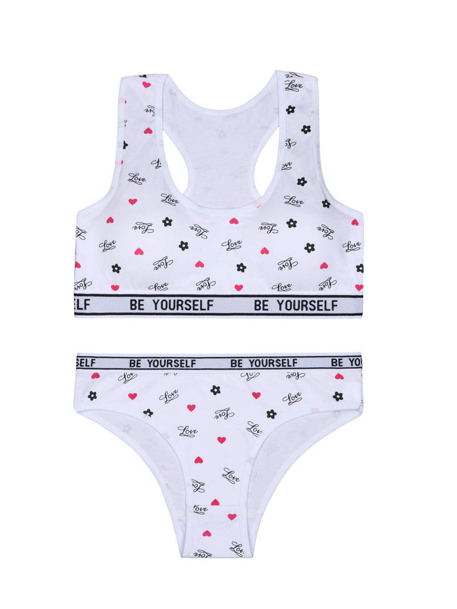 Ropa interior para niñas 10-14 años, período de desarrollo, sujetador, chaleco, deportes, correr, copa fija a prueba de golpes, chaleco a prueba de golpes, niño grande