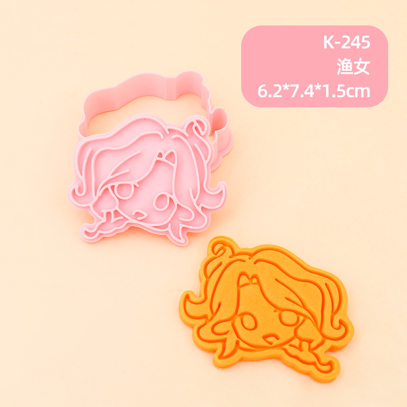 Juego de Moldes para Galletas 3D Personajes de Anime de Plástico para Repostería image 16