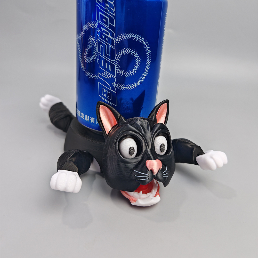 En nombre de la divertida impresión en 3D, el rey de los ocho posavasos, presionar, mirar, abrir las extremidades, descomprimir, decorar, decorar, regalo