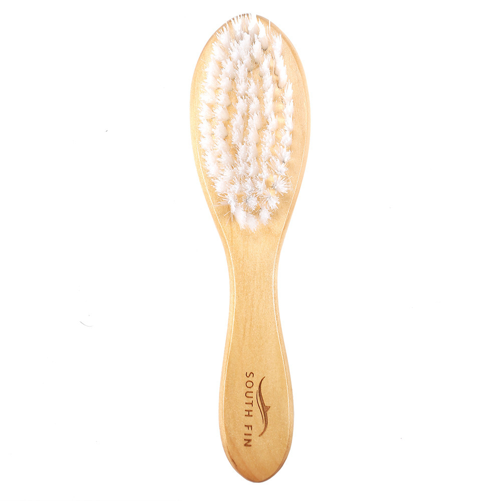 SOUTH FIN Nylon Woolen Wood Shampoo and Body Massage Brush Small size Application Scenario
