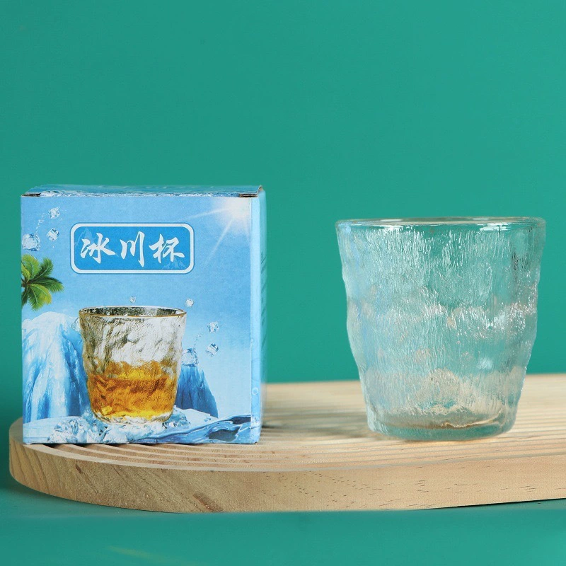 Стеклянная чашка для чая Glacier Cup с пузырьковым дизайном, 300 мл, упаковка INS