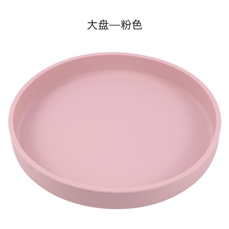 Juego de vajilla de silicona de grado alimenticio para niños, tazón para alimentos complementarios, plato para frutas, hervible, venta caliente en Amazon