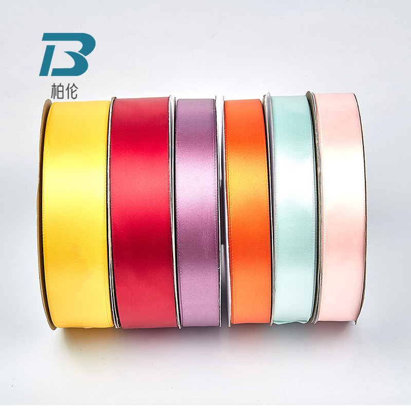 2,5-4cm rollo cinta hecha a mano DIY regalo de boda embalaje cinta ramo pastel arco cinta