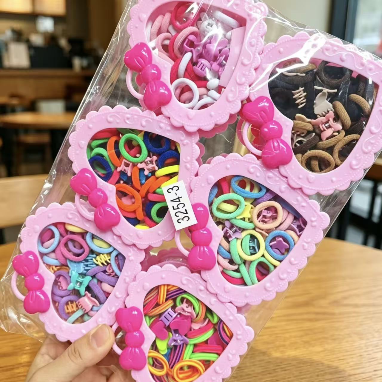 Mini Pinzas para Cabello de Niños de Plástico en Caja para Flequillo