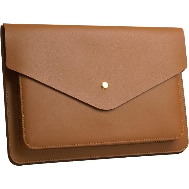 PU leather laptop sleeve 13inch business lightweight computer protective case MacBook scratch-resistant storage bag PU leather laptop sleeve 13inch business lightweight computer protective case MacBook scratch-resistant storage bag