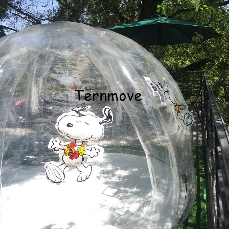 透明气柱充气星空泡泡屋酒店户外气柱展示帐篷夏令营游戏水晶屋