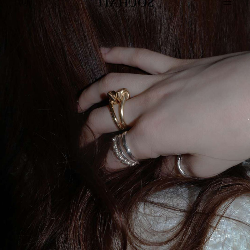 Rings Classification Street Occasion Fashion Geometric Titanium Steel Plating Rings