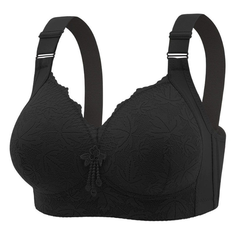 Новое женское тонкое дышащее беспроводное нижнее белье больших размеров, удобная коллекция пуш-ап сбоку, не провисающий бюстгальтер для среднего и пожилого возраста