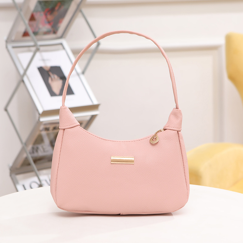 Fresco y dulce litchi sequinilla decoración bolso de brazo nicho bolso de mano