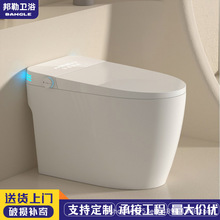 酒店工程智能马桶全自动一体式翻盖小户型无水压限制即热坐便水箱
