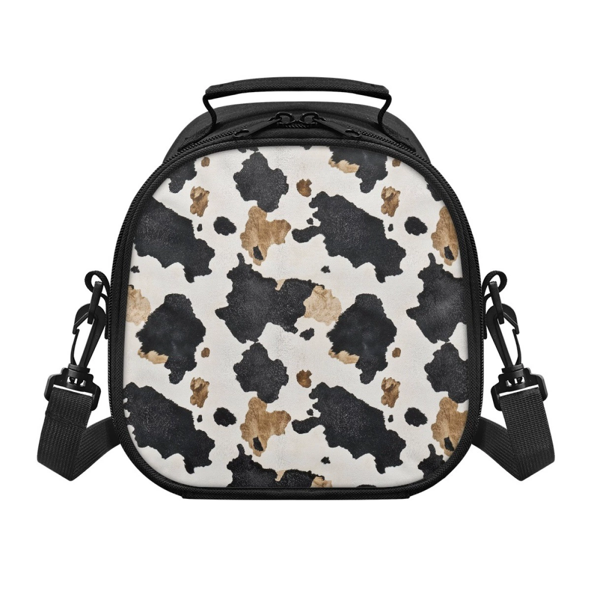 Детская сумка для обеда в европейском и американском стиле, плечевой ремень с текстурным узором серии с леопардовым принтом, бесплатная загрузка и разгрузка, прямая доставка