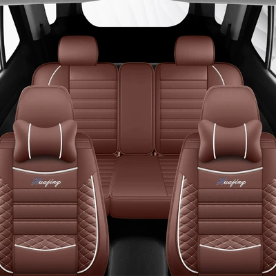 Seat cushion, seat cover: Kong Version Freed Noah - 5-seats-full-leather-brown