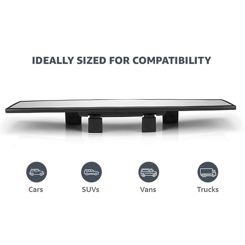 Car rearview mirror snap-in car rearview mirror universal anti-glare anti-high beam large field of view mirror