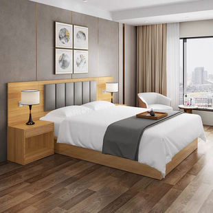 Hotel Apartment Bed Hotel Standard Room Full Furniture Apartment Homestay Convenient Hotel Room Hotel Bed Sheet Double Room