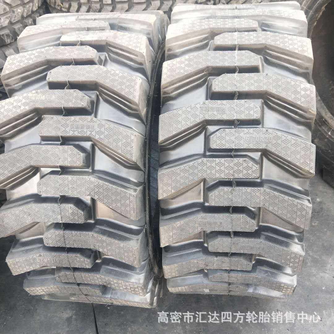 装载机半实心16/70-20 20.5/70-16加深花纹钢丝半钢丝铲车轮胎