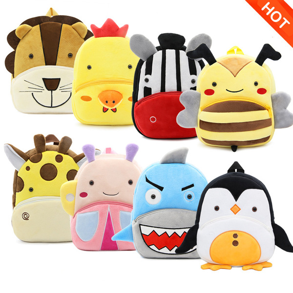 Cartoon children's backpack for early age