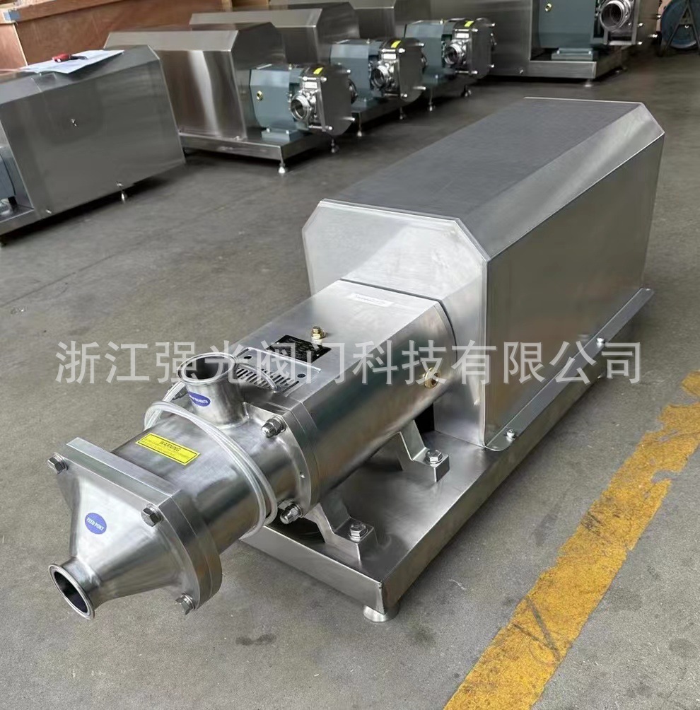 卫生级平行位移容积双螺杆螺旋输送泵，卫生级不锈钢双螺杆输送泵