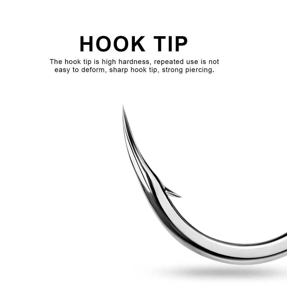 海釣慢搖鐵板鈎 高碳鋼血槽單鈎 船釣鐵板鉛魚鈎帶孔綁毛魚鈎