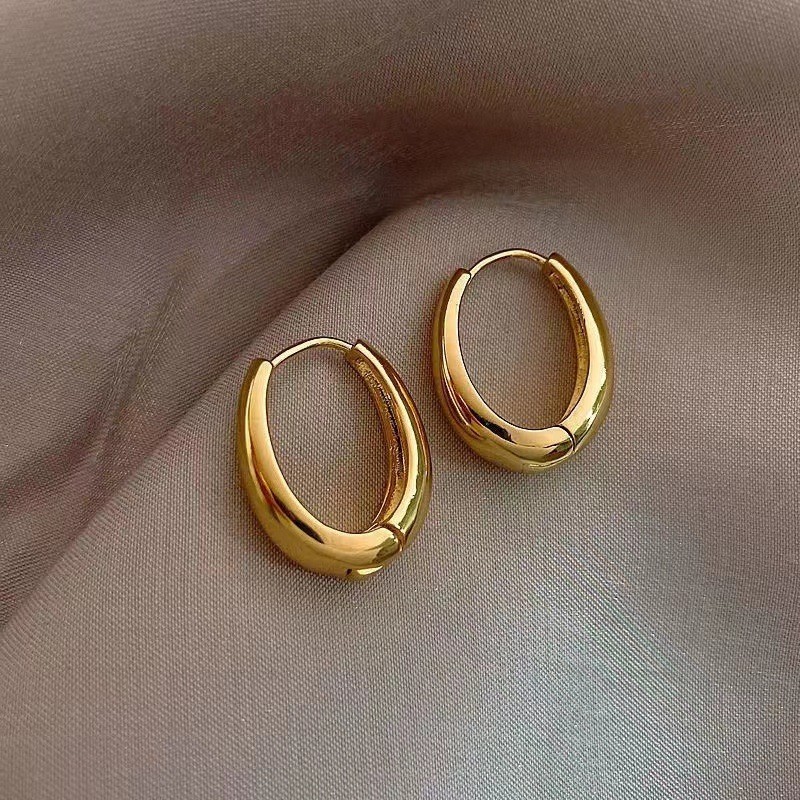 8g Weight 925 Sterling Silver Ear Needle Material Ear Studs Classification 1 Pair Quantity Daily Occasion Metal Material Geometric Pattern Women's Gender Plating Design Simple Style Style 1 Pair Simple Style Geometric Plating Metal Ear Studs 7