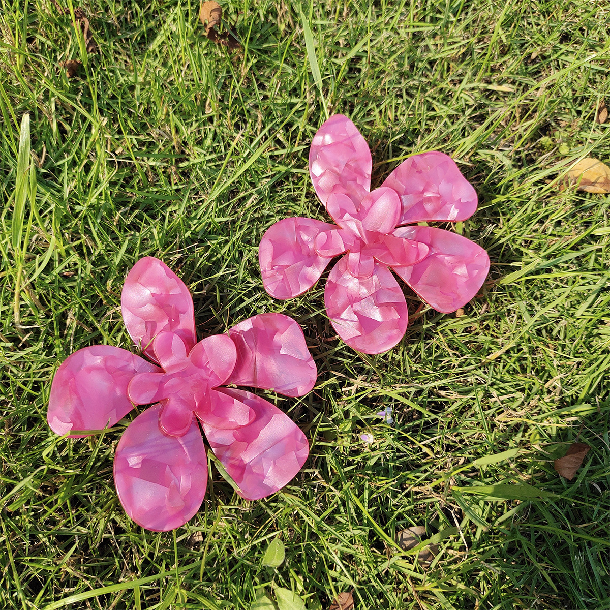 Party Occasion 1 Pair Exaggerated Flower Arylic Drop Earrings