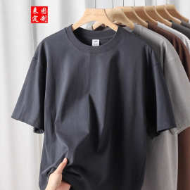 夏季定制t恤工作服工衣印字LOGO订做班服广告文化衫纯棉外贸短袖