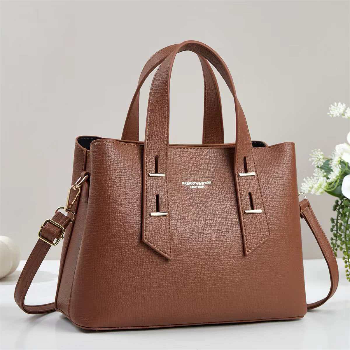2026 nuevo bolso de moda de gran capacidad de mujer bolso de hombro ocio transfronterizo bolso de hombro diario de transporte de transporte