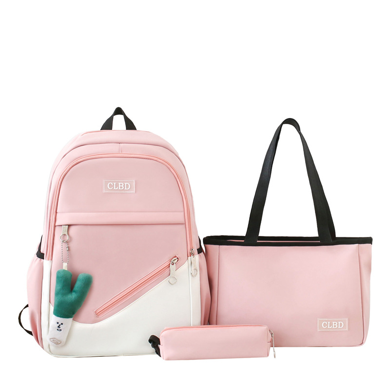 Nueva mochila escolar para mujeres de gran capacidad estudiantes de primaria 3456 grados mochila para estudiantes de secundaria secundaria del campus mochila portátil para hombres