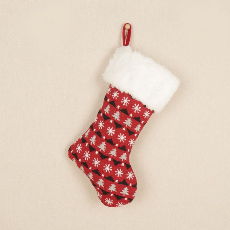 クリスマスニットソックス飾りソックスキャンディギフトバッグ吊り飾りクリスマスソックスバッグヨーロピアンスタイル|undefined