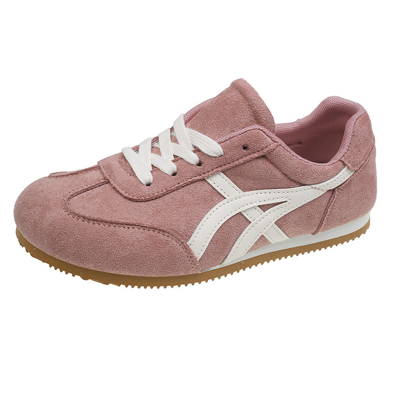 Zapatillas de entrenamiento alemanas 2026 para mujer, nuevo estilo versátil para primavera y verano, zapatillas retro A-gan, suela plana, hacen que los pies se vean más pequeños, calzado deportivo informal.