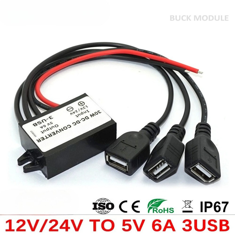 12V24V to 5.5V5Ausb Dc Transformer Car Charger Car Charger Motorcycle Power Supply High Efficiency 5V 12V24V to 5.5V5Ausb Dc Transformer Car Charger Car Charger Motorcycle Power Supply High Efficiency 5V