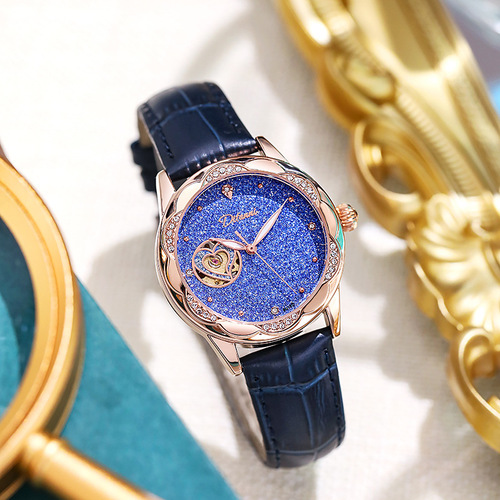 Devany Starry Sky Couple Fully Automatic Women's Mechanical Watch Fashionable Luxury Trend Love Mechanical Watch