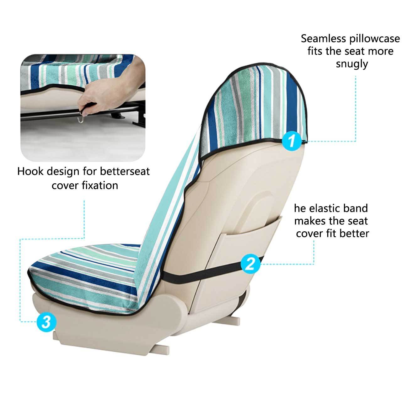 Car seat towel cover for front seats, suitable for gym and exercise, universal for all seasons, car use 171