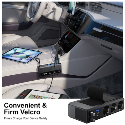 New dual-retractable multi-port Siqaret yandırıcısı