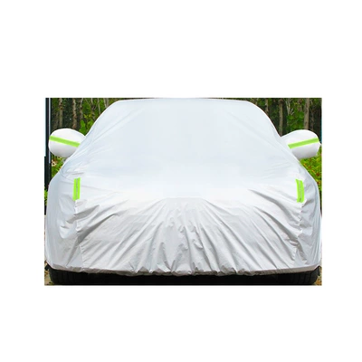 Cross-border car cover made of Oxford fabric, tear-resistant, thickened, sun-proof, heat-insulating, and waterproof car cover (Car clothing) - black-oxford-fabric-210d-2-s