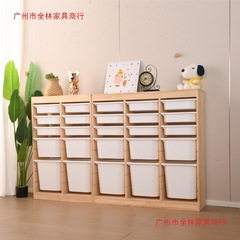儿童玩具收纳柜大容量实木玩具柜婴儿用品储物置物架宝宝房收纳柜