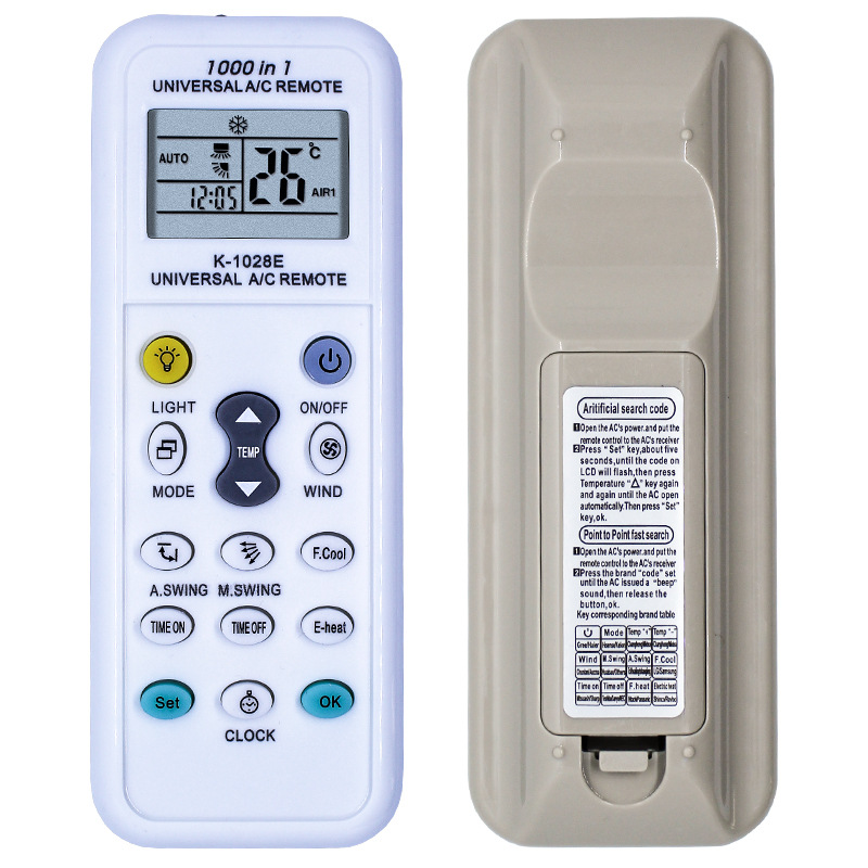 【shopshipshake Premium selections】Wholesale South Africa English Universal Air Conditioner Remote Control Universal Global Foreign Trade Special K-1028E One Key Set 300/ Box