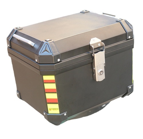 Coolqibao motorcycle trunk aluminum alloy corner large capacity trunk pedal electric vehicle large universal box