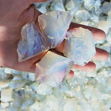 厂家供应 蛋白石原石 香薰石扩香石水晶原石摆件鱼缸布景水晶原石