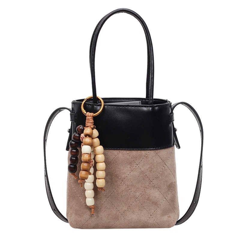 Bolsa de cubo de mano mate transfronteriza bolsa de teléfono móvil de gamuza mujeres otoño y invierno 2025 nuevo estilo de alta calidad bolso de hombro