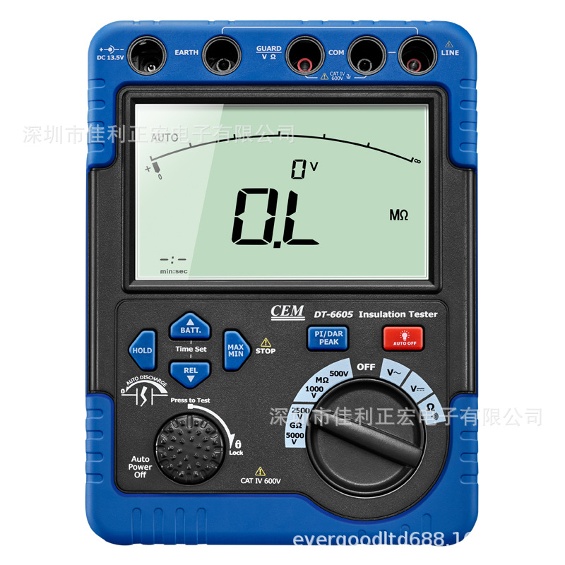 CEM华盛昌 DT-6605绝缘电阻测试仪