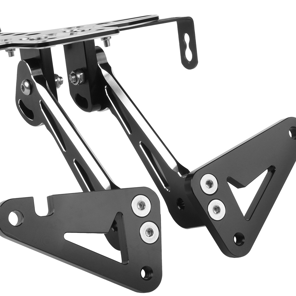 Suitable for Yamaha TMAX530 12-19 modified license plate frame with LED light license plate frame